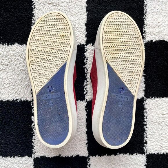 Rothy’s The Sneaker Garnet 6.5 - Picture 3 of 8